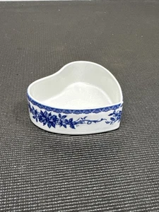 E1 Vintage Spode Mementos England Herz Schmuck Geschenkbox nur Sockel Ga0 - Bild 1 von 8