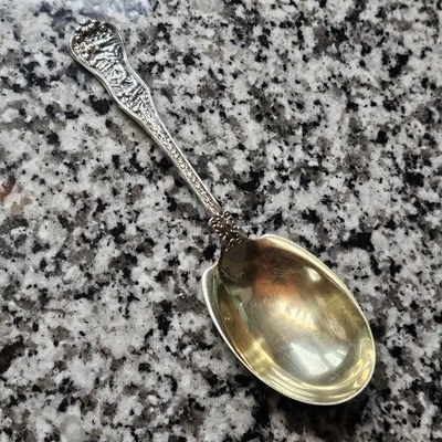 Tiffany & Co. Olympian Sterling Silver Goldwash 7 3/4” Serving Spoon - Image 1 of 4