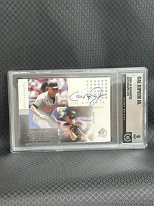 2000 Upper Deck SP Chirography Authentic Autograph Auto Cal Ripken Jr. #CR GG 9 - Picture 1 of 2