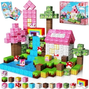 Magnetic Blocks|100PCS Magnetic Building Cubes,Unicorn Magnet Cubes for Kids ... - Picture 1 of 6