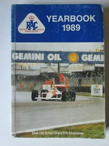 RAC Motor sports Association yearbook 1989.Motor sport memorabilia.  - Picture 1 of 2