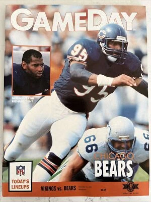 NFL GameDay Program November 11, 1991 Vikings Vs Bears,Dent,Clean! (B56) - Image 1 of 2