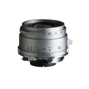 Voigtlander VM-Mount 50mm F2.2 COLOR-SKOPAR, for Leica, Silver *BRAND NEW* - Picture 1 of 4