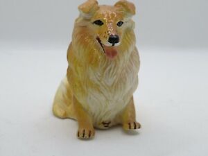 Vintage New-Ray Rubber Plastic Dog Toy Figurine Rough Collie