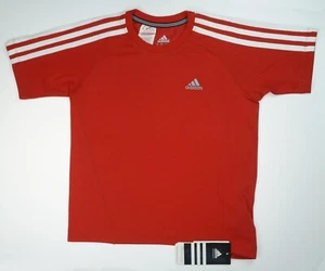 Bnwt Boy's Kid's Children's Adidas T Shirt Age 7-8 Years Clima 365 Embroidered - Picture 1 of 4