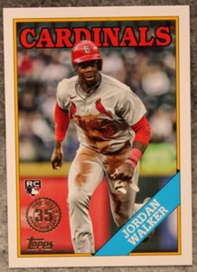 Jordan Walker 2023 Topps Update Series RC #88US-49 1988 Retro Cardinals - Picture 1 of 2