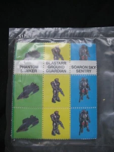 Vintage (1987) Kellogg's  CAPTAIN POWER Stamps - New Sealed - Free US Shipping! - Picture 1 of 2