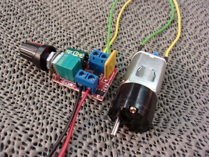 Getriebemotor mit Regler, 17-200 rpm mit 6-12 V DC, Daten siehe ganz unten! - Bild 1 von 12