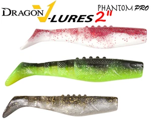 Señuelos de pesca de perca Dragon Phantail PRO 2" 3 piezas Dropshot ultra ligero sombra Zander - Imagen 1 de 6