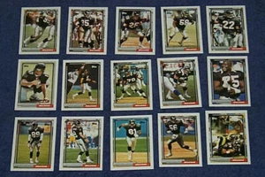 1992 92 Topps Atlanta Falcons team set Deion Sanders HOF Mike Kenn Chris Miller - Picture 1 of 2