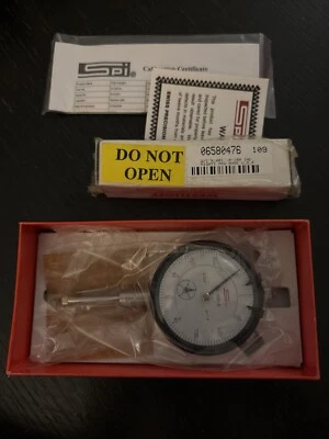 SPI/MSC Dial Indicator 0-1” .001” W/ Mighty Mag Base. 5 Available. BRAND NEW - Image 1 of 4