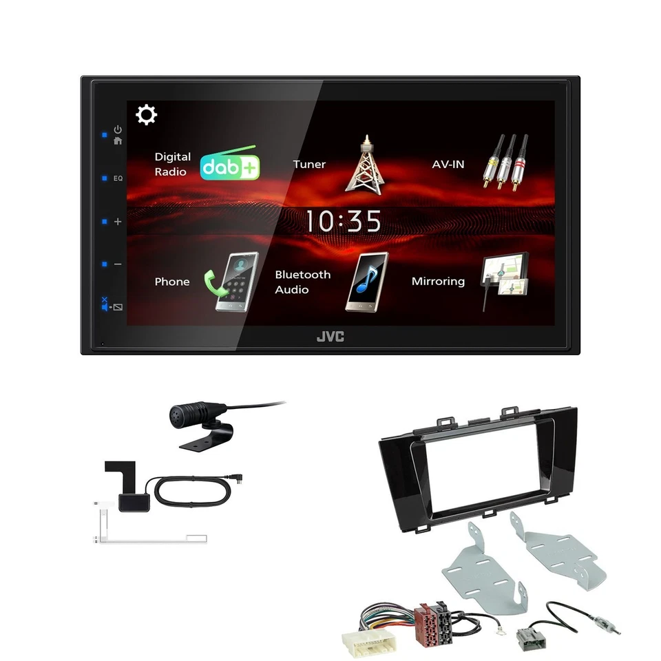 JVC Bluetooth 2DIN DAB+ Autoradio für Subaru Outback ab 2015 ab 2015 - Bild 1 von 4