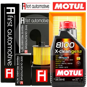 Kit Tagliando Per Renault Clio II 1.5 Dci Dal 2001 4 Filtri+5LT Olio Motul 5W40 - Imagen 1 de 15