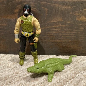 Vtg 1987 G.I. Joe Croc Master (v1) Cobra Reptile Trainer Action Figures - EUC - Picture 1 of 12