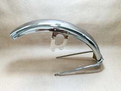 Guardabarros delantero Honda CB200 CB 200 1973-1974 CB200T 1975-1976 acero cromo Foto 1 de 4