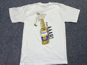 Vintage Cancun Mexico Corona Beer Pocket T-Shirt 90s