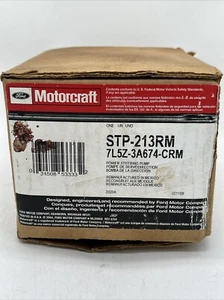 MOTORCRAFT STP-213RM FORD 7L5Z-3A674-CRM Reman Power Steering Pump NO CORE! - Picture 1 of 11