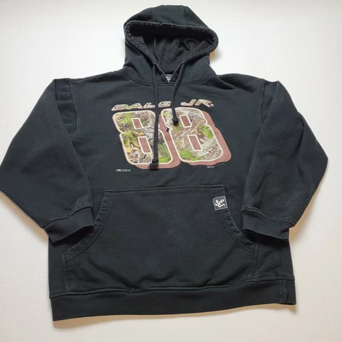 NASCAR Realtree Dale Earnhardt Jr. Sweatshirt Mens S Hoodie Camo Black N77 Cover