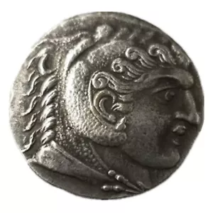 Antica Grecia Dollaro d'Argento Riproduzione Moneta Commemorativa #3399 - Foto 1 di 6