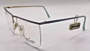 PIERRE CARDIN EYEGLASSES FRAMES ONLY NEW PC-8016-3 BLUE HALF RIM 58-18-135 - Picture 1 of 8