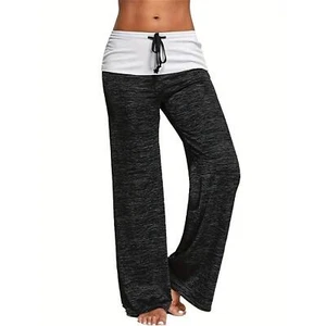 Women's Fashionable Elastic Casual Pants Loose and Comfortable Drawstring Pants - Picture 1 of 5