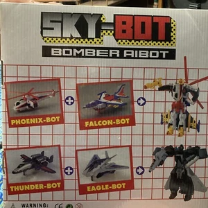 Sky-Bot Bomber Aibot - Eagle, Falcon, Thunder & Phoenix NUEVO - Imagen 1 de 4