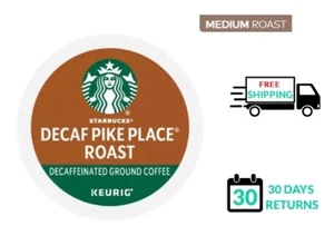🆕☕ Starbucks Pike Place DECAF Keurig Coffee K-cups - Imagen 1 de 1