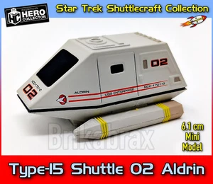 Eaglemoss Star Trek Shuttlecraft Collection: Tipo-15 Shuttle 02 Modelo Aldrin NUEVO - Imagen 1 de 12