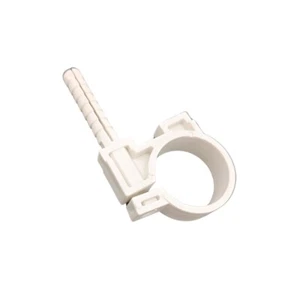 Dübelschellen 25 mm mit Dübel - 10 Stück. Kunststoff Rohrschellen - Bild 1 von 8