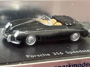 SPARK 87S067 Porsche 356 Speedster Roadster 1958 schwarz black 1:87 OVP 2011 - Foto 1 di 10