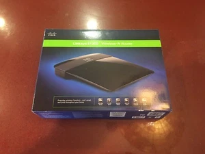Cisco Linksys E1200 300 Mbps 4-Port 10/100 Wireless-N Router, Free Shipping - Picture 1 of 12