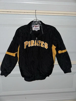 Pittsburgh Pirates Boys Jacket By Majestic Authentic Collection Fleece Lined Med - Image 1 of 4