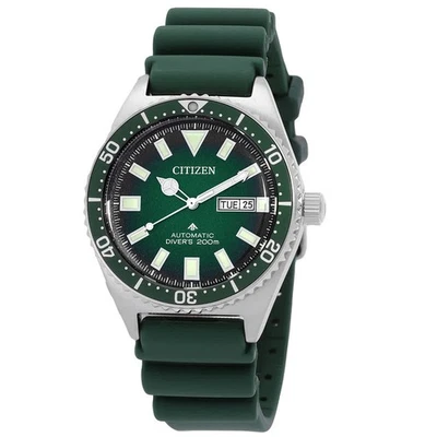 Reloj para hombre Citizen Promaster automático esfera verde NY0121-09X Foto 1 de 3