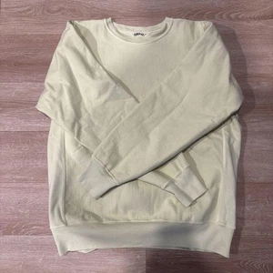 Pullover Auralee Super Millled Sweat Talla 5 Hombres Amarillo Claro Algodón Acrílico Usado - Imagen 1 de 3