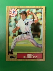 1987 Topps Tiffany Bob Shirley New York Yankees #524 - Picture 1 of 2