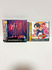 The King of Fighters '97 (Japan Import Game) Sega Saturn 1997 SNK w/ Spine Card