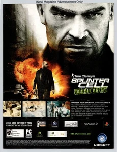 Splinter Cell Double Agent Stealth Action Ubisoft 2006 Werbung - Bild 1 von 5