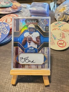 Braylon Braxton 2024 Wild Card Auto mania American FB Auto 3/10 #AMAT-BB OD - Picture 1 of 2