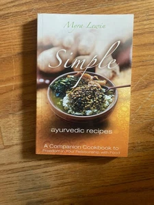 SIMPLE AYURVEDIC RECIPES By Myra Lewin **BRAND NEW** - Picture 1 of 5
