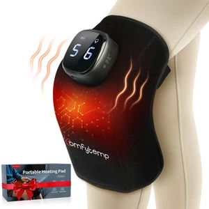 Masajeador de Rodilla Inalámbrico con Calor para Aliviar el Dolor, 9 Calor 5 Vibraciones, APP Control - Imagen 1 de 8