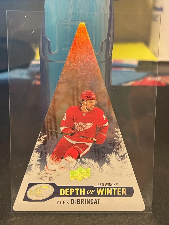 2023-24 Upper Deck Ice Depth of Winter White Frost #DW31 Alex DeBrincat 45/199 - Image 1 of 2