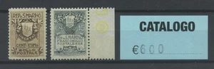 SAN MARINO 1907 STEMMI 2V. 2 ** LUSSO - Imagen 1 de 1