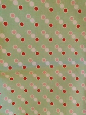 Acogedor tejido Riley Blake puntos de Navidad (3) 17,5" x 21 5" amarillo, azul y verde Foto 1 de 4