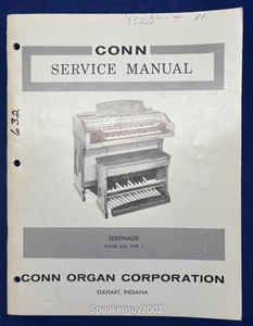 Original Conn Organ Service Manual / Serenade 632 Type 1 - Picture 1 of 1