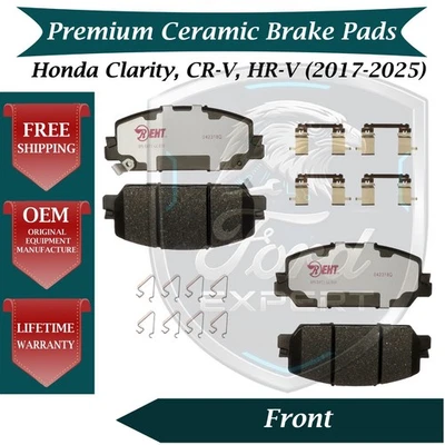 NUEVO OE Kit de pastillas de freno delanteras de cerámica para Honda 2017-2025 garantía de por vida Foto 1 de 4