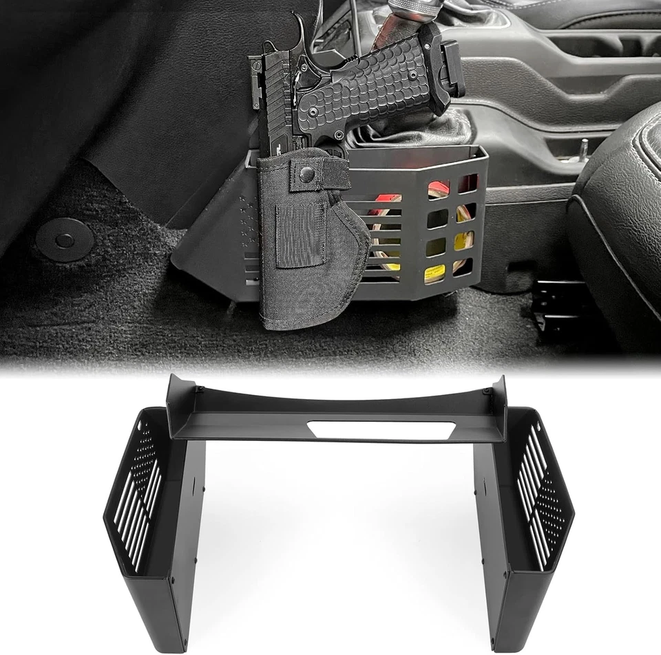 Bandeja de metal para Jeep Wrangler JK JKU 2011-18 consola cambio de marchas lateral Foto 1 de 4