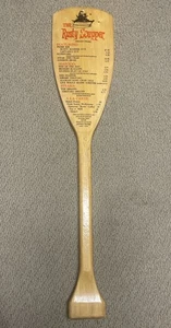 Vintage The Rusty Scupper Chicago O'Hare Menü Paddeltafel Werbung - Bild 1 von 4