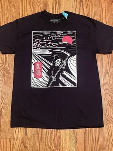 Neu mit Etikett Riot Society Sensenmann Japan Kirschblüte schwarz Grafik T-Shirt Größe M - Bild 1 von 8