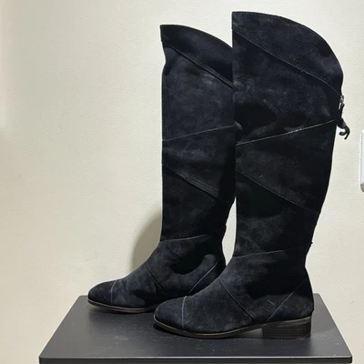 Sole Society Black Suede Knee High Boots Women’s 9.5 – Chic Fall Winter Style - Image 1 of 4