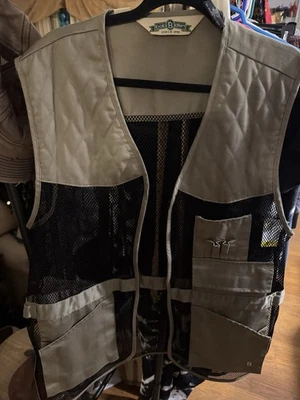 Bob Allen Team Series Dual Pad Shooting Vest Men's L Beige Hunting Clay - Image 1 of 4